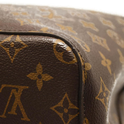 Used Louis Vuitton Neonoe Mm Rose Poudre Brown Monogram Canvas Shoulder Bag