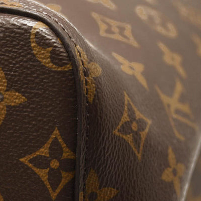 Used Louis Vuitton Neonoe Mm Rose Poudre Brown Monogram Canvas Shoulder Bag