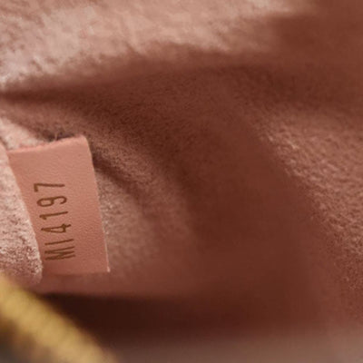 Used Louis Vuitton Neonoe Mm Rose Poudre Brown Monogram Canvas Shoulder Bag