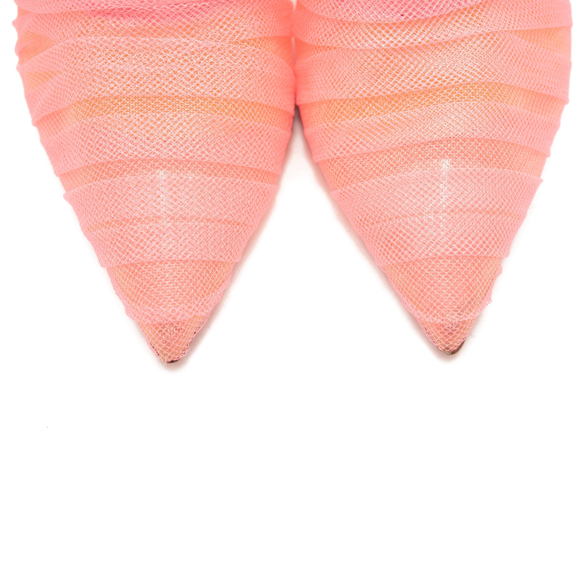 NEW $1795 Christian Louboutin Libellibooty Mesh Red Sole Stiletto Booties EU 39.5