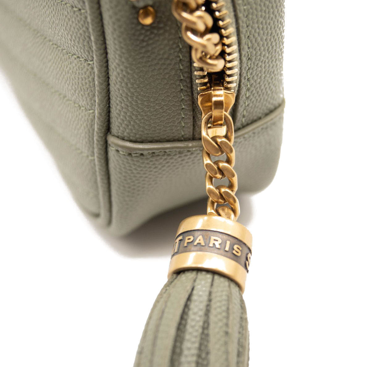 NEW Saint Laurent Mini Lou Camera Bag Light Sage YSL