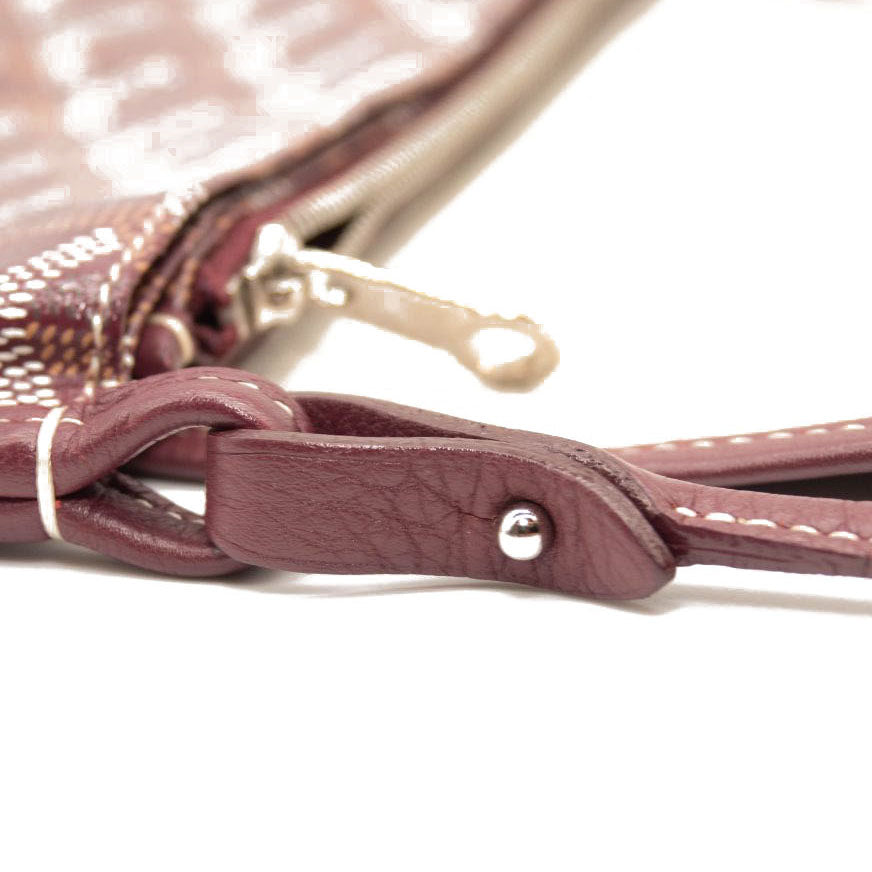 Goyard Goyardine Plumet Wallet Clutch Burgundy