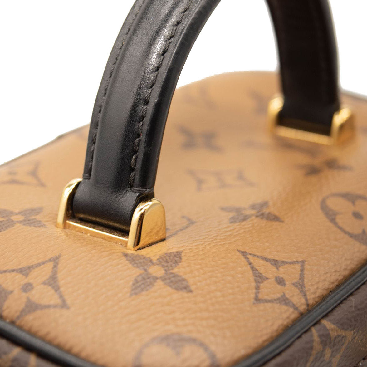 Louis Vuitton Vanity PM Black/Beige Empreinte Leather