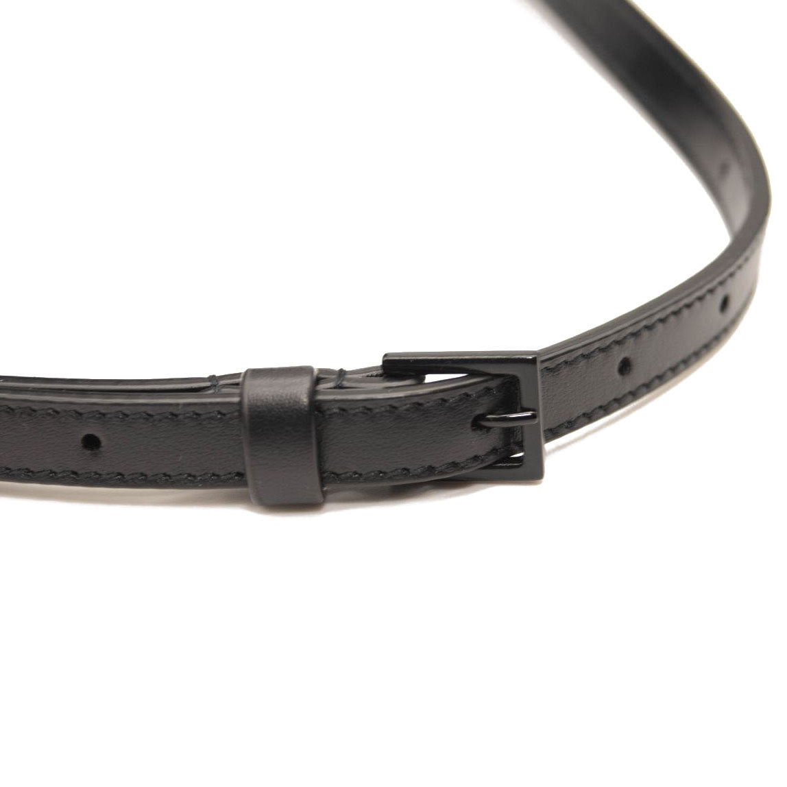 NEW SAINT LAURENT Calfskin Matelasse Monogram Monochrome Lou Camera Bag Black Noir