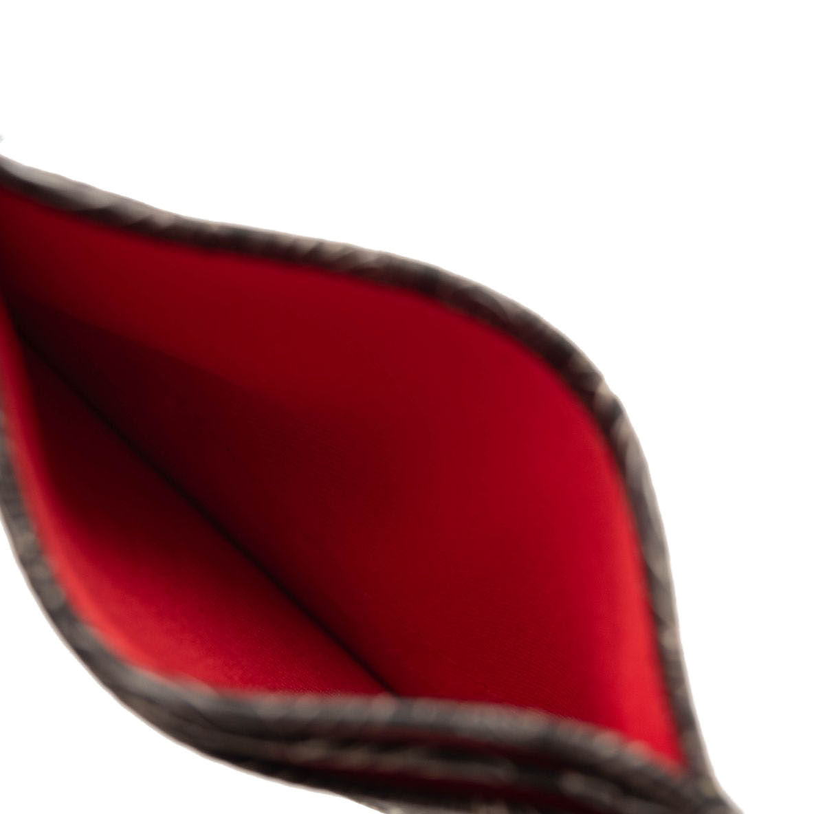 NEW Christian Louboutin Kios CL Print Card Case Black