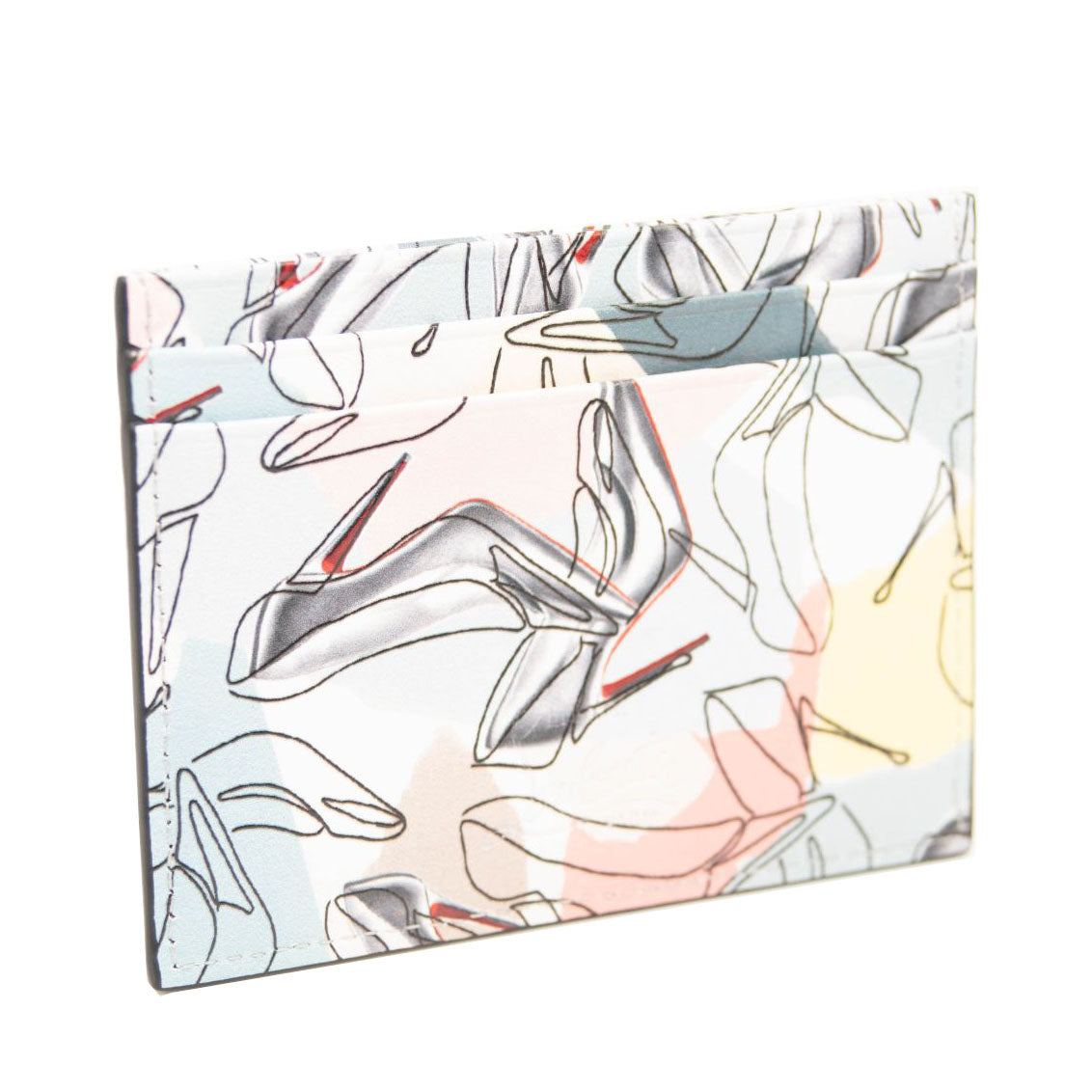 NEW Christian Louboutin Kios Leather Card Case