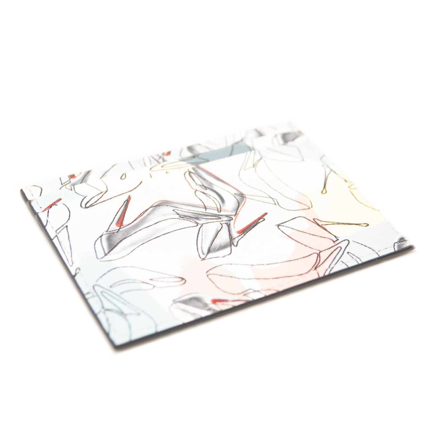 NEW Christian Louboutin Kios Leather Card Case