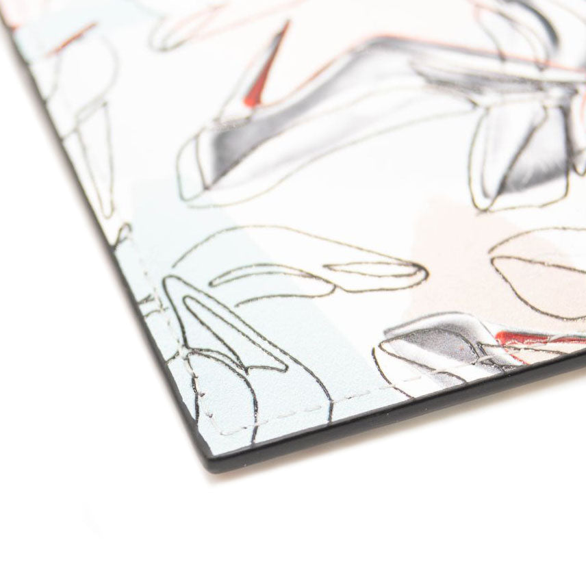 NEW Christian Louboutin Kios Leather Card Case