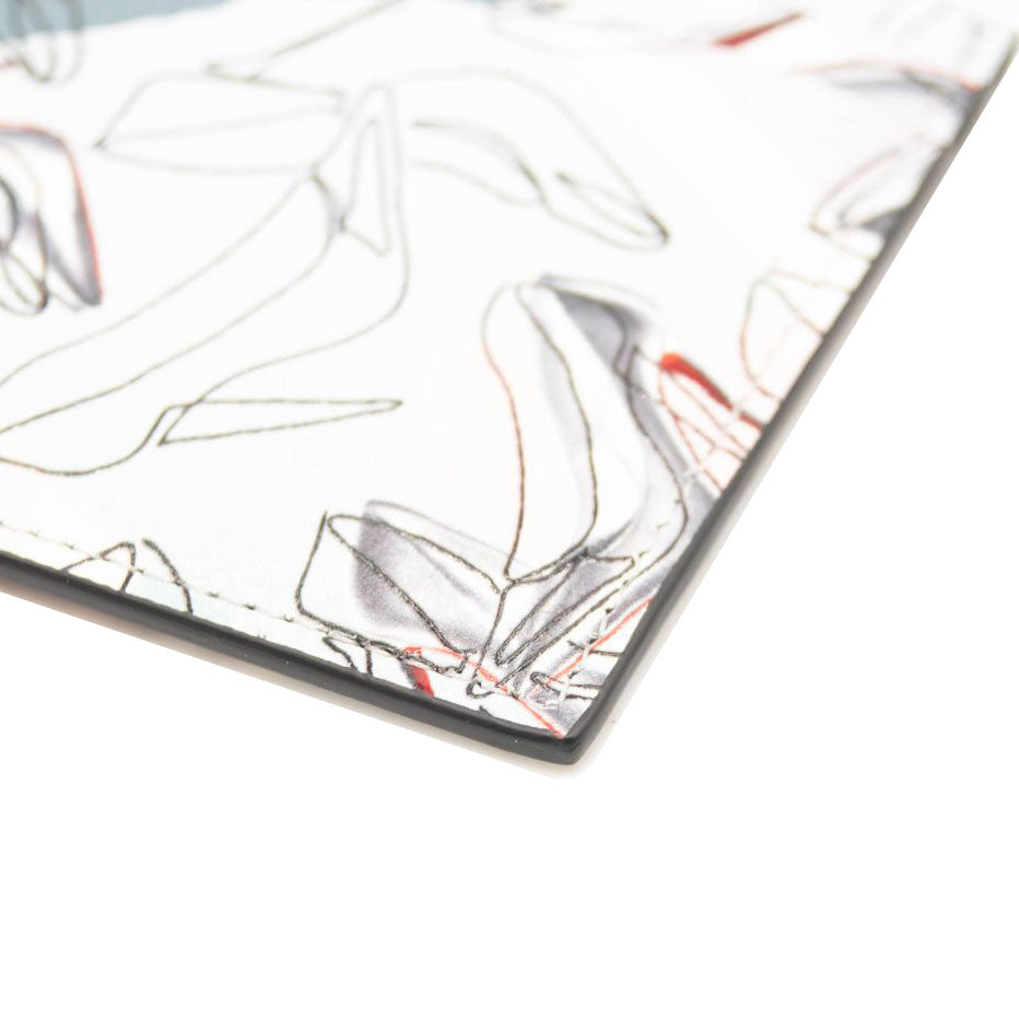 NEW Christian Louboutin Kios Leather Card Case