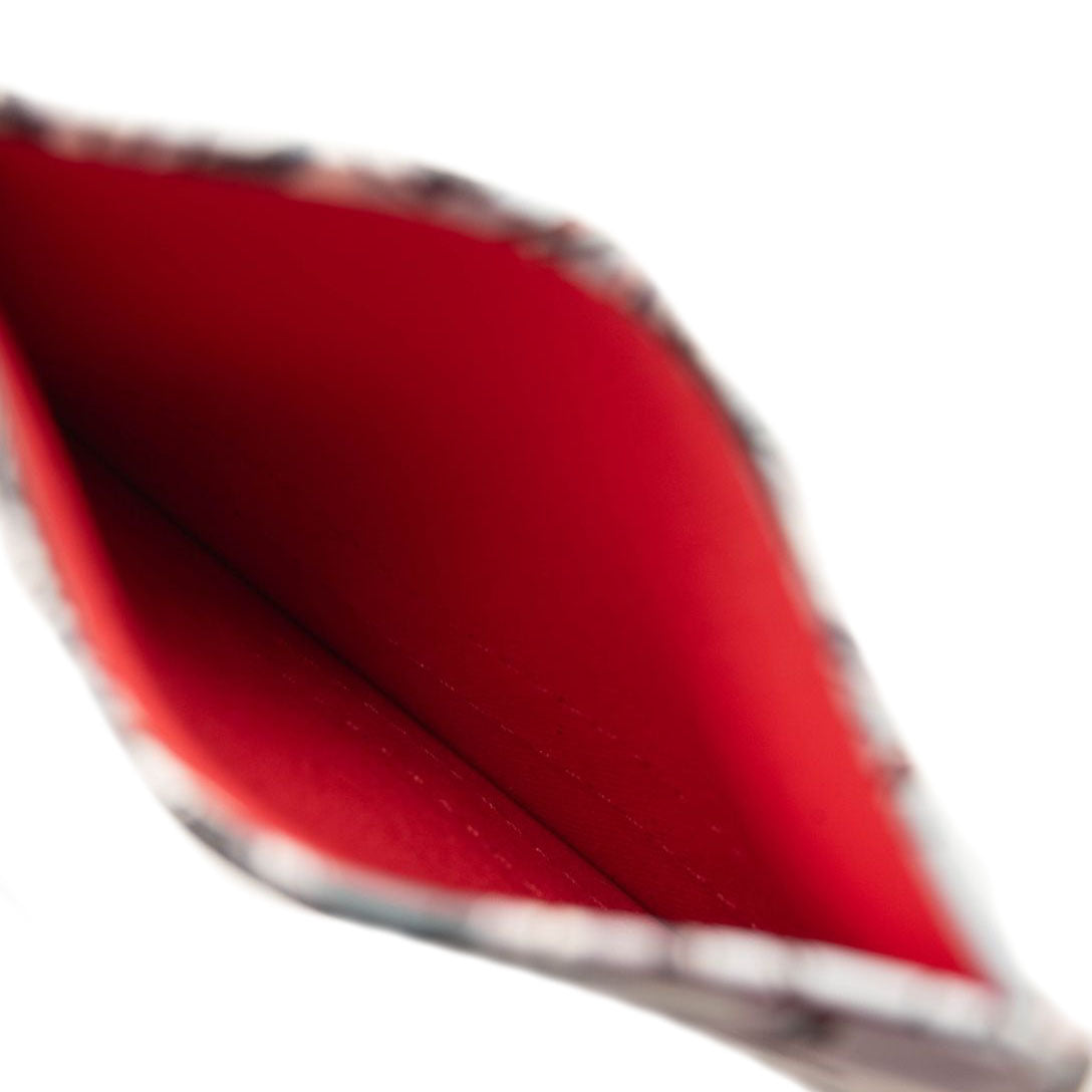 NEW Christian Louboutin Kios Leather Card Case