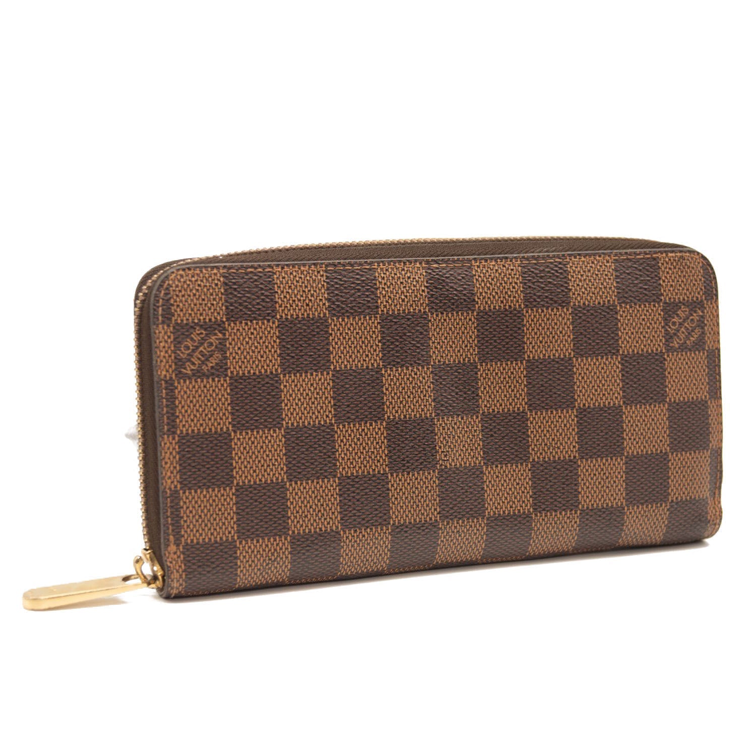 Louis Vuitton Damier Ebene Zippy Wallet Rose Ballerine