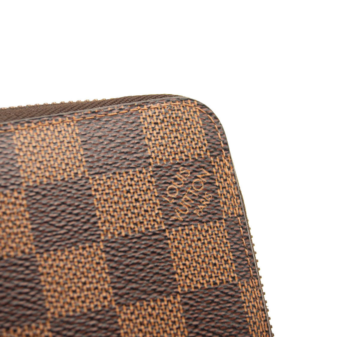 Louis Vuitton Damier Ebene Zippy Wallet Rose Ballerine