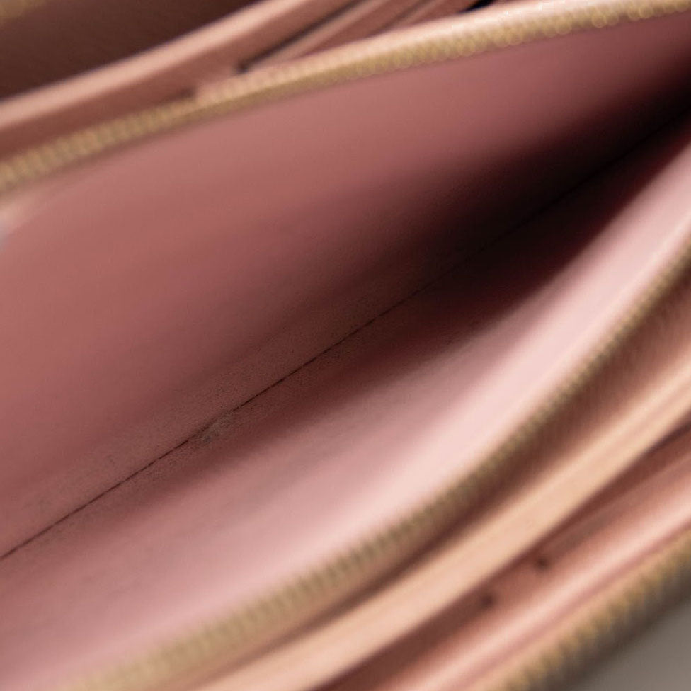 Louis Vuitton Damier Ebene Zippy Wallet Rose Ballerine