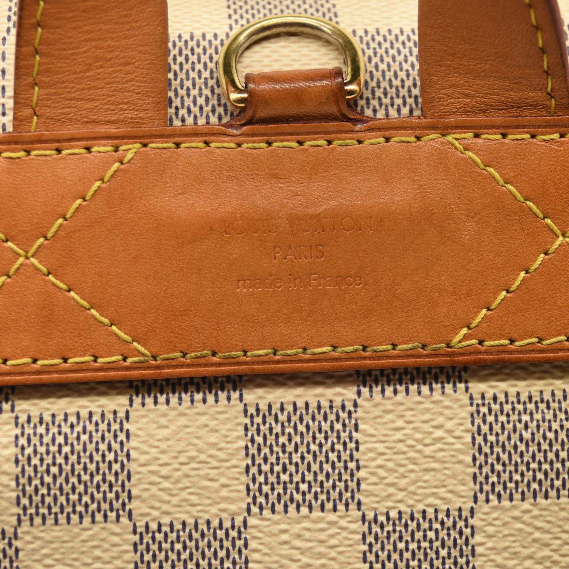 Used Louis Vuitton Damier Azur Sperone BB Backpack