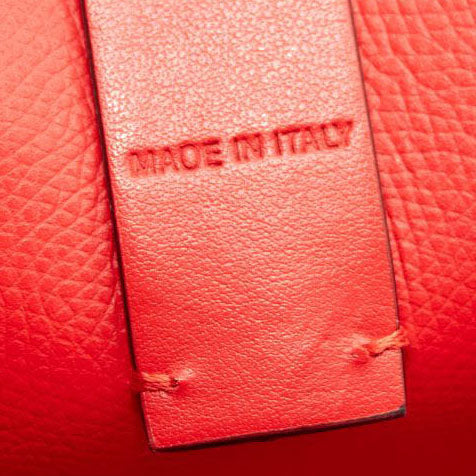 NEW Christian Louboutin Cabata Logo Calfskin Leather Tote Red