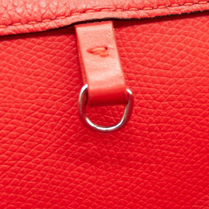 NEW Christian Louboutin Cabata Logo Calfskin Leather Tote Red