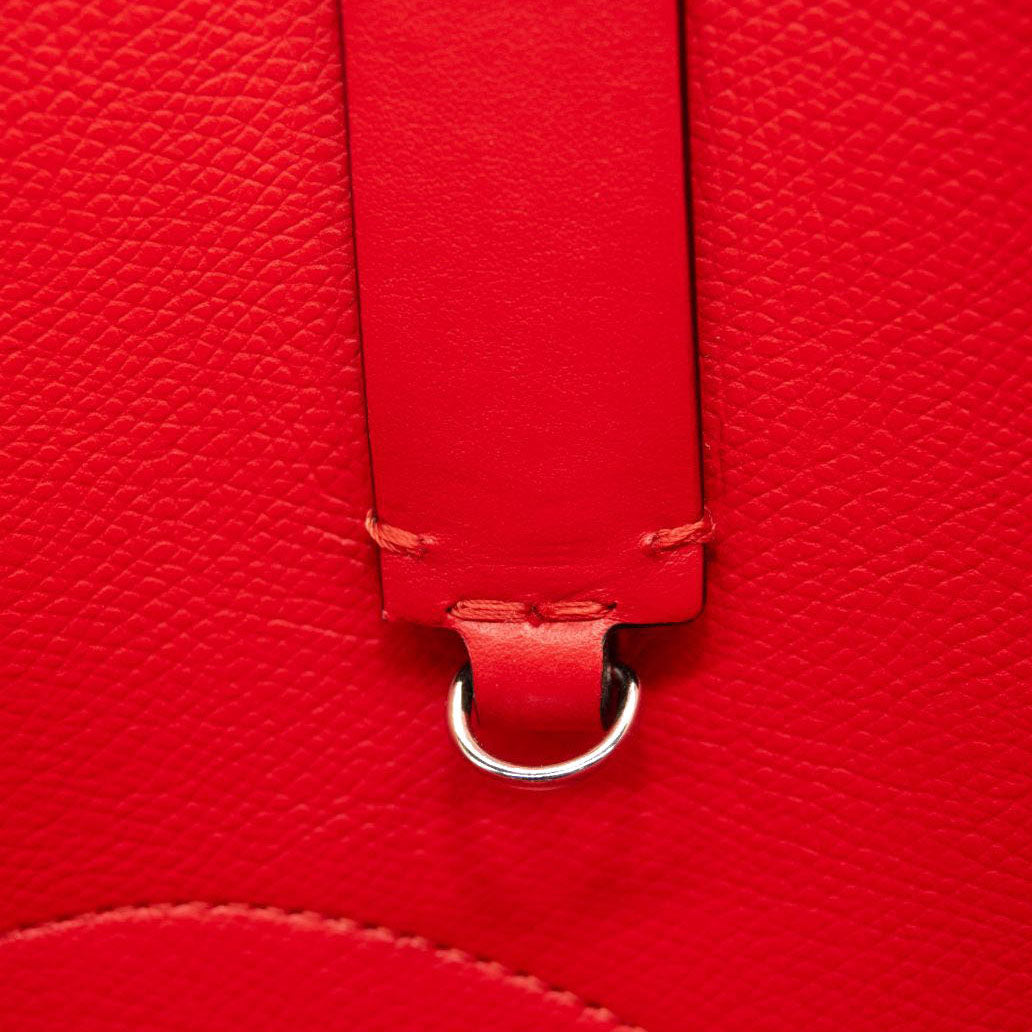NEW Christian Louboutin Cabata Logo Calfskin Leather Tote Red