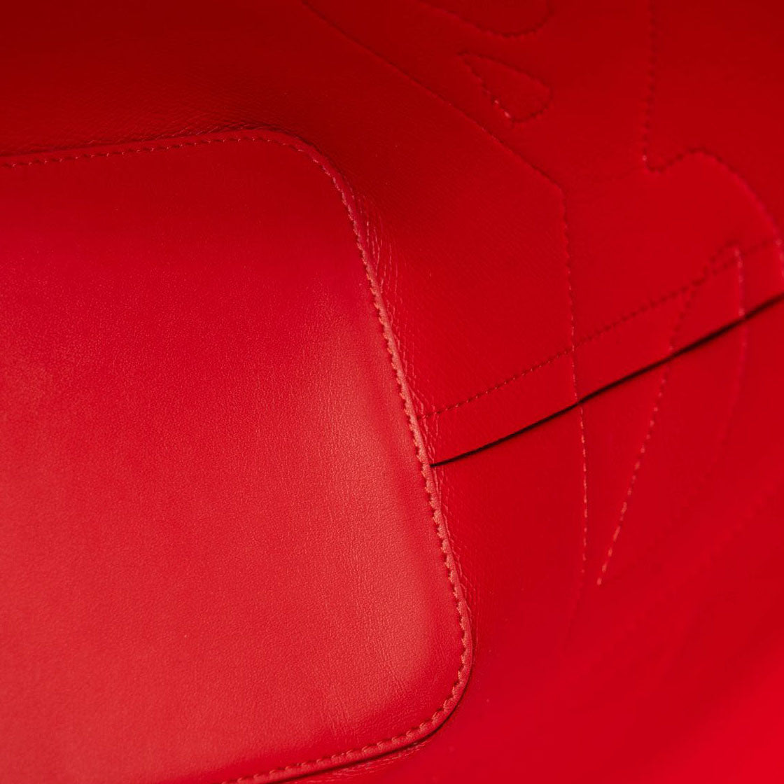 NEW Christian Louboutin Cabata Logo Calfskin Leather Tote Red