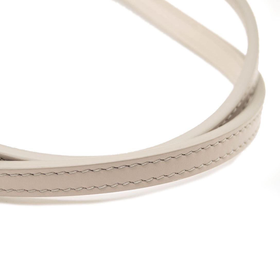 NEW Christian Louboutin Cabata Studded Leather Tote Goose Grey