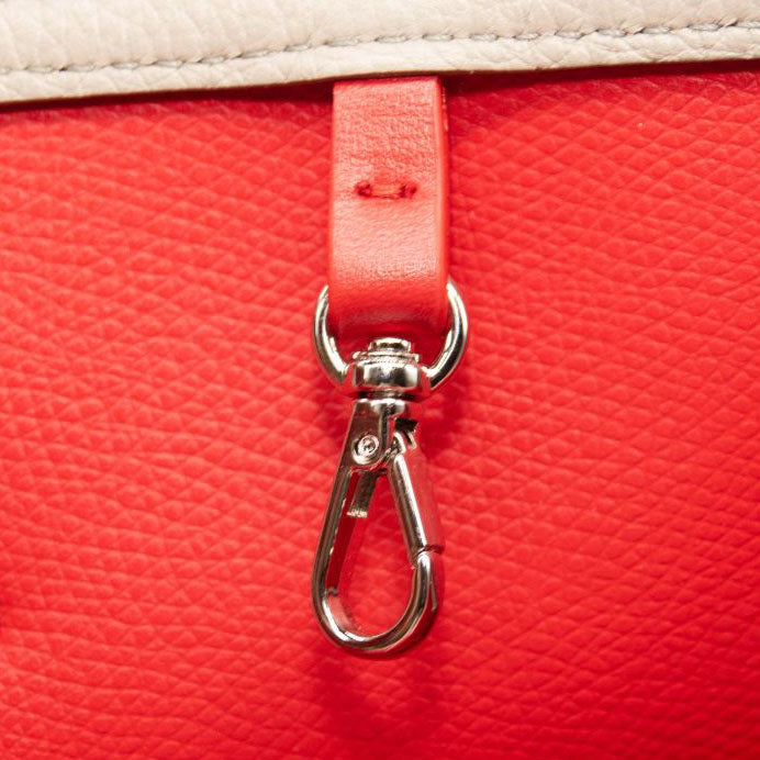 NEW Christian Louboutin Cabata Studded Leather Tote Goose Grey