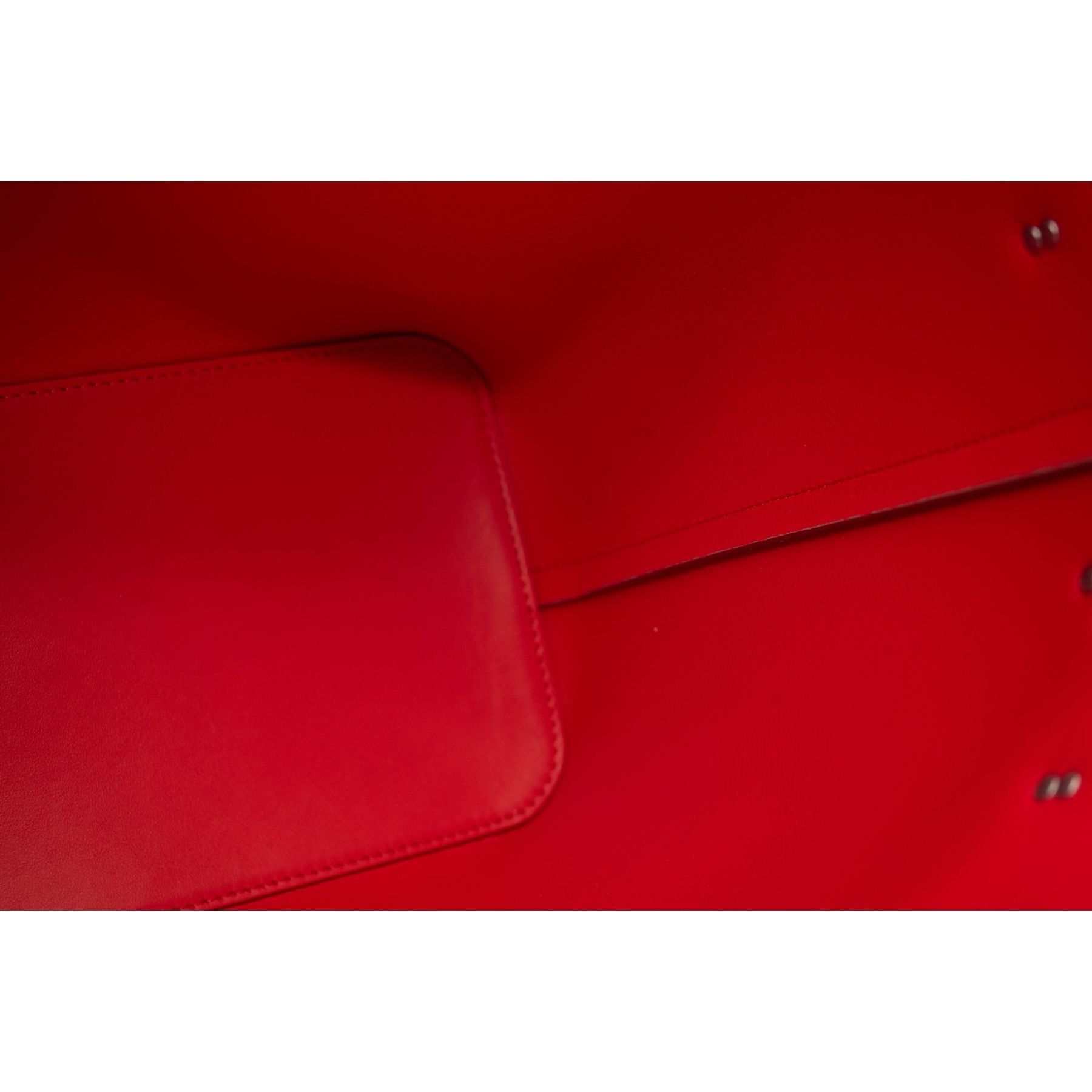 NEW Christian Louboutin Cabata Studded Leather Tote Goose Grey