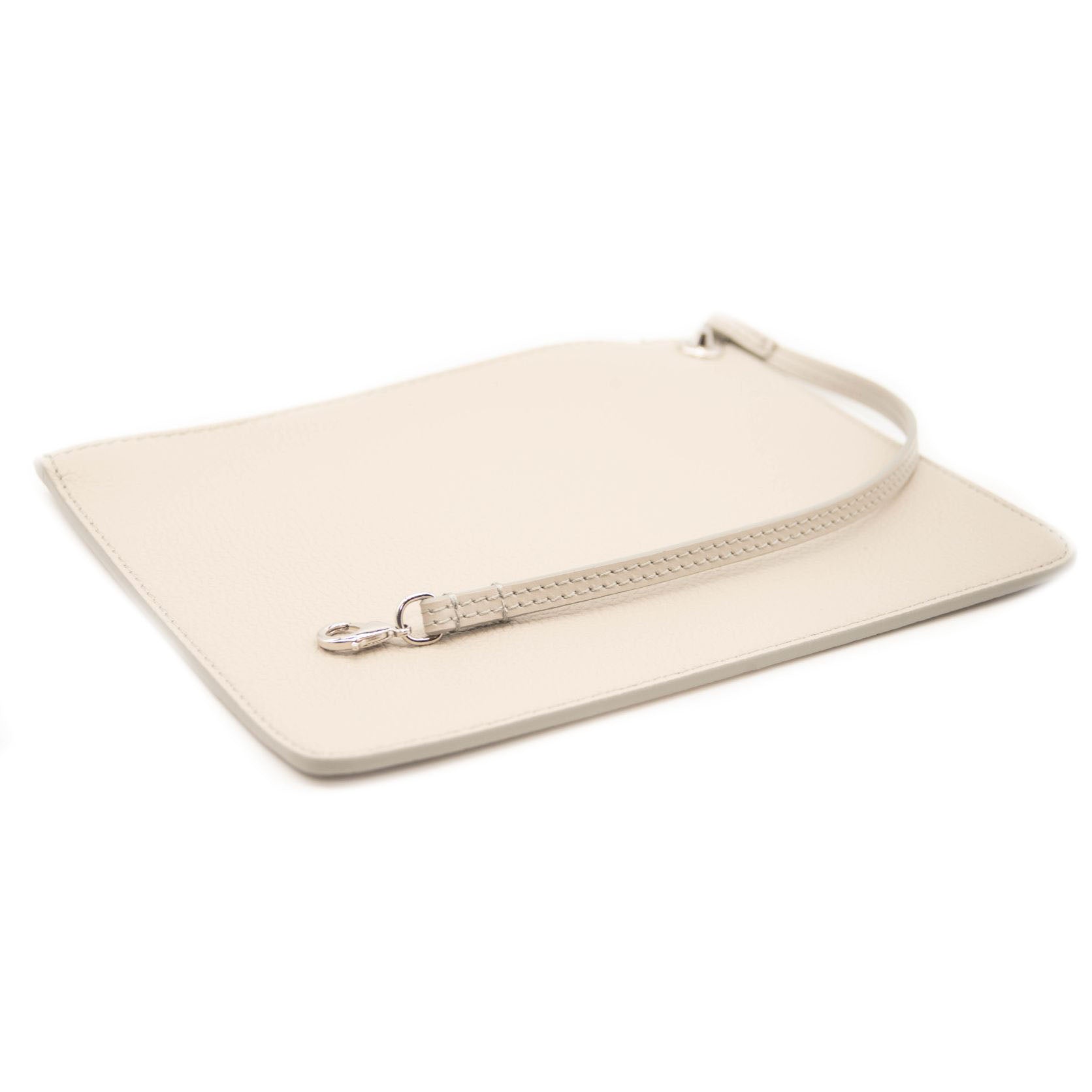 NEW Christian Louboutin Cabata Studded Leather Tote Goose Grey