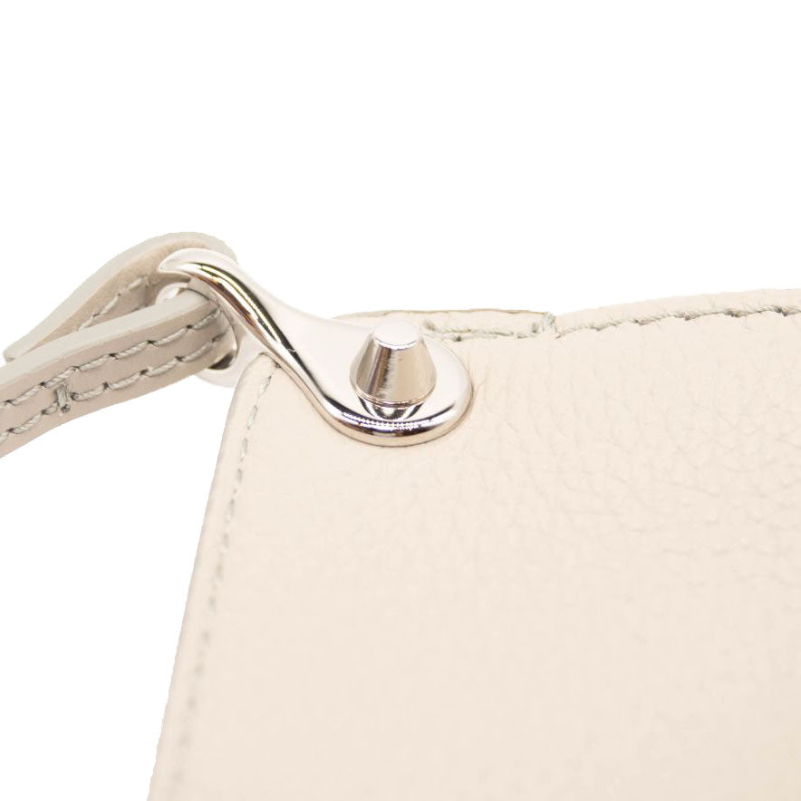 NEW Christian Louboutin Cabata Studded Leather Tote Goose Grey