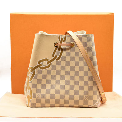 LOUIS VUITTON Damier Azur Nautical Neonoe MM