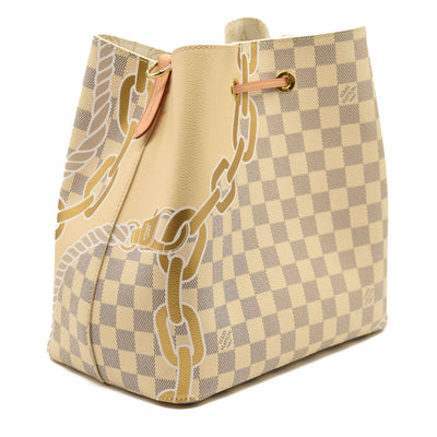 LOUIS VUITTON Damier Azur Nautical Neonoe MM