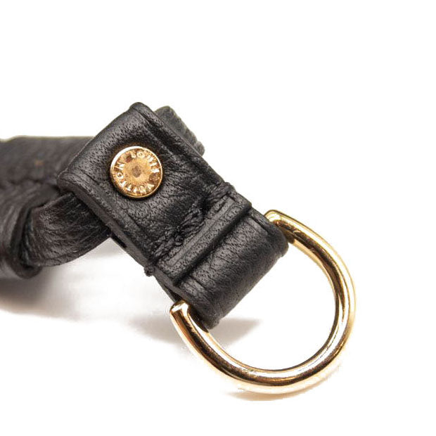 USED LOUIS VUITTON Empreinte Monogram Giant Neverfull MM Black Microchipped