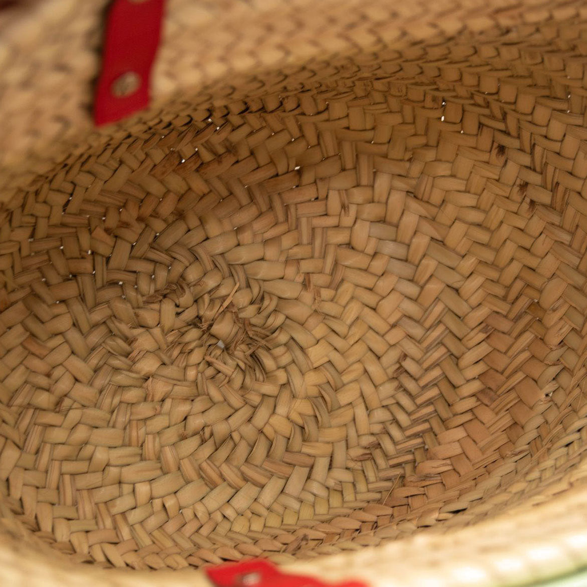 NEW CHRISTIAN LOUBOUTIN Woven Straw Loubishore Tote Studio Green