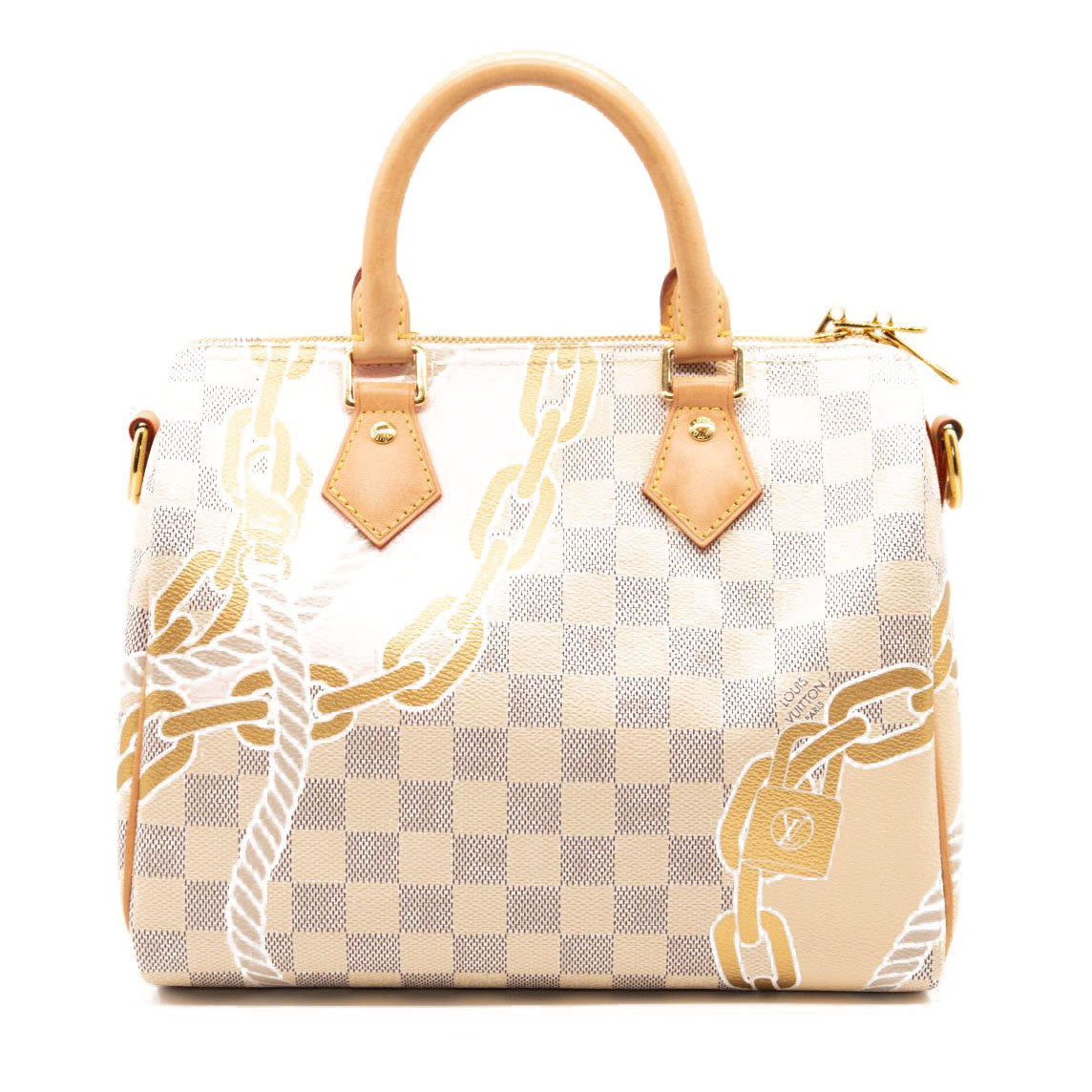 LOUIS VUITTON Damier Azur Nautical Speedy Bandouliere 25