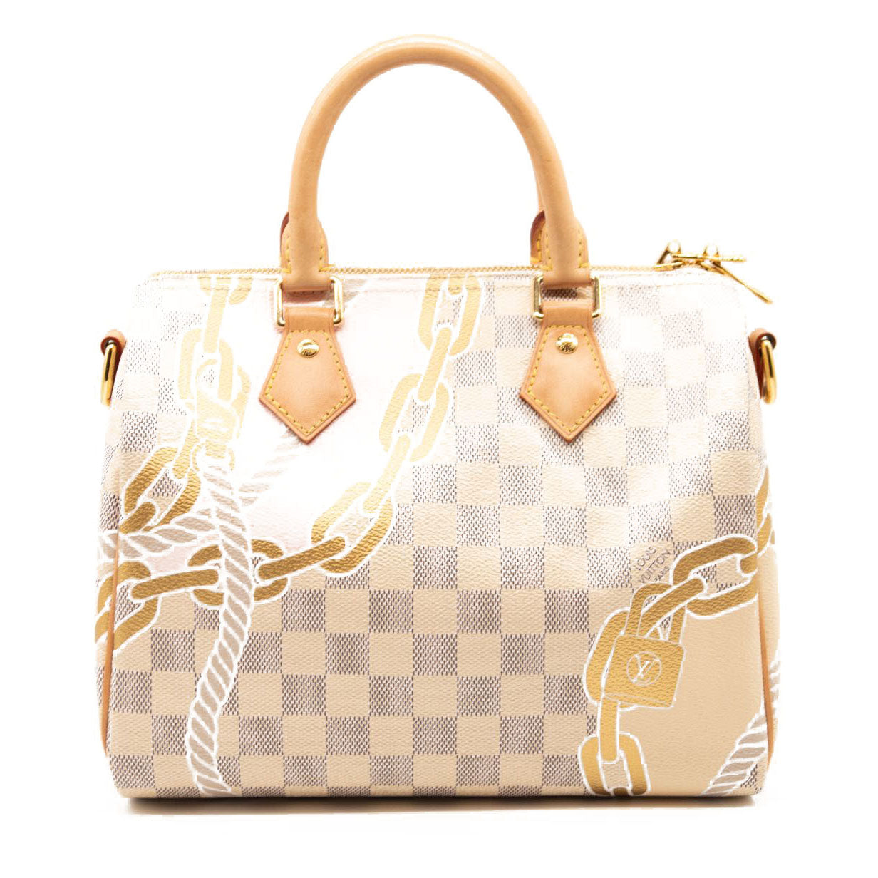 LOUIS VUITTON Damier Azur Nautical Speedy Bandouliere 25