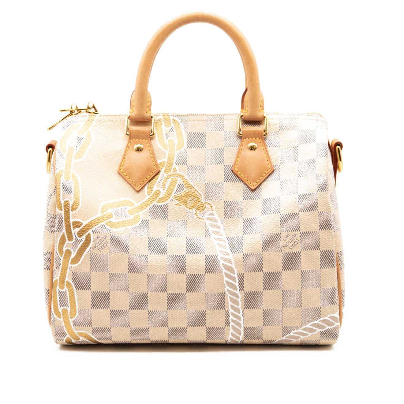 LOUIS VUITTON Damier Azur Nautical Speedy Bandouliere 25