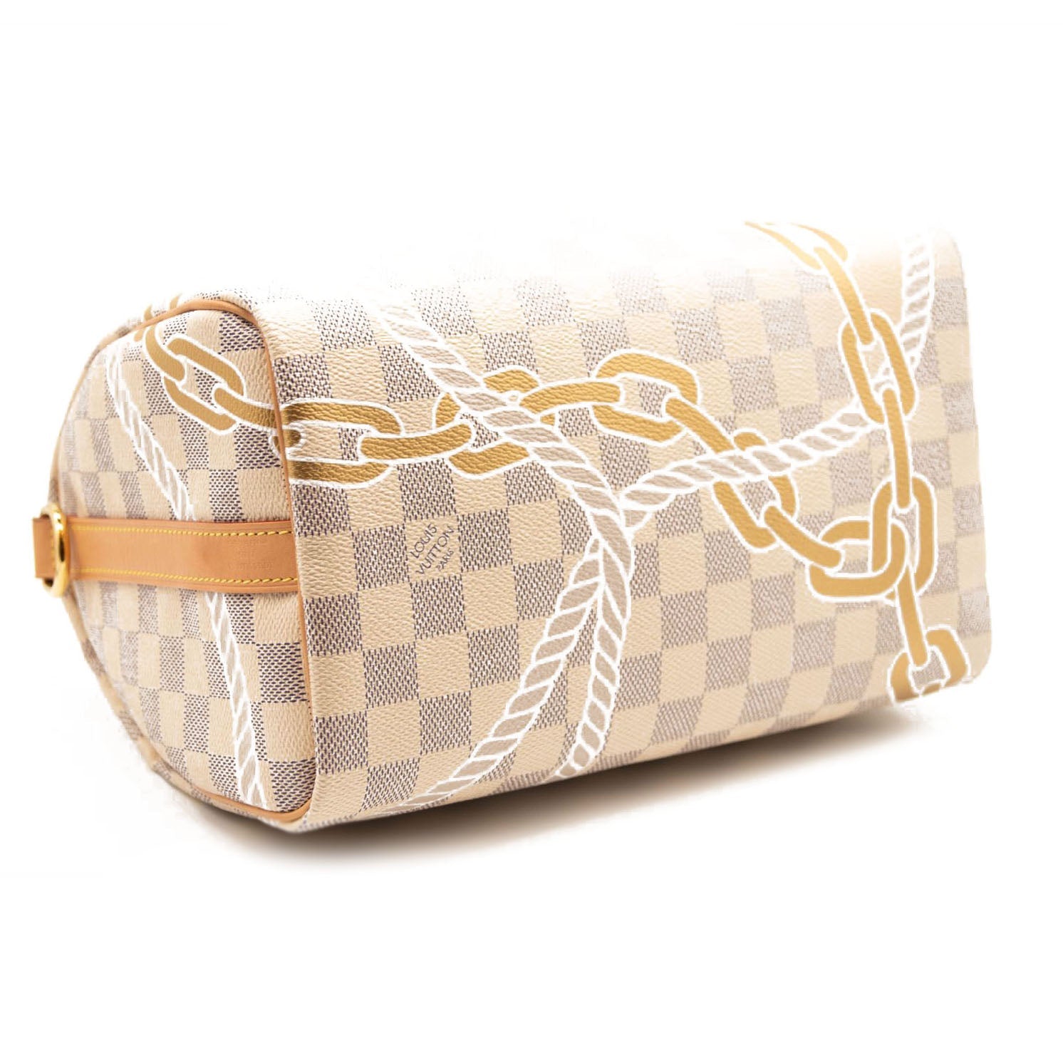 LOUIS VUITTON Damier Azur Nautical Speedy Bandouliere 25