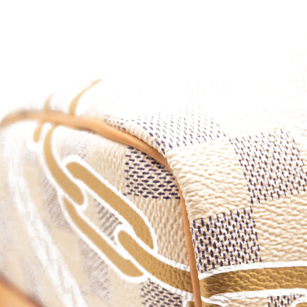 LOUIS VUITTON Damier Azur Nautical Speedy Bandouliere 25