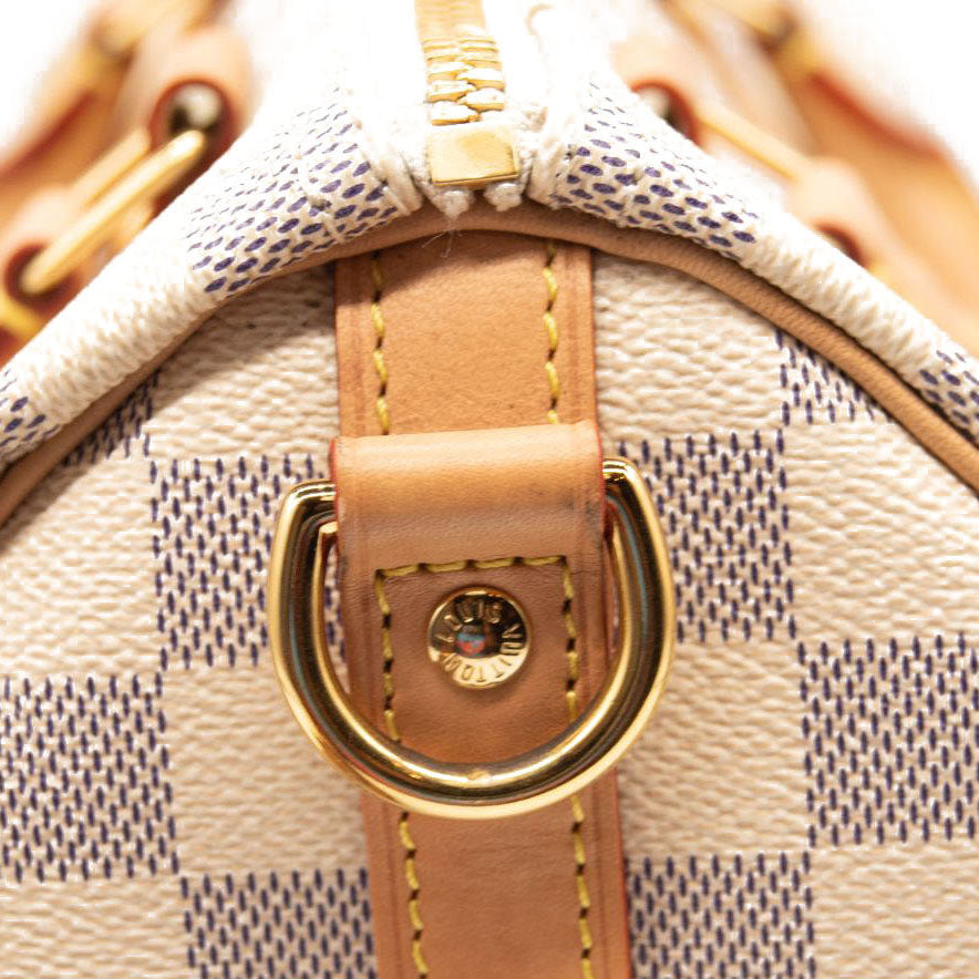 LOUIS VUITTON Damier Azur Nautical Speedy Bandouliere 25