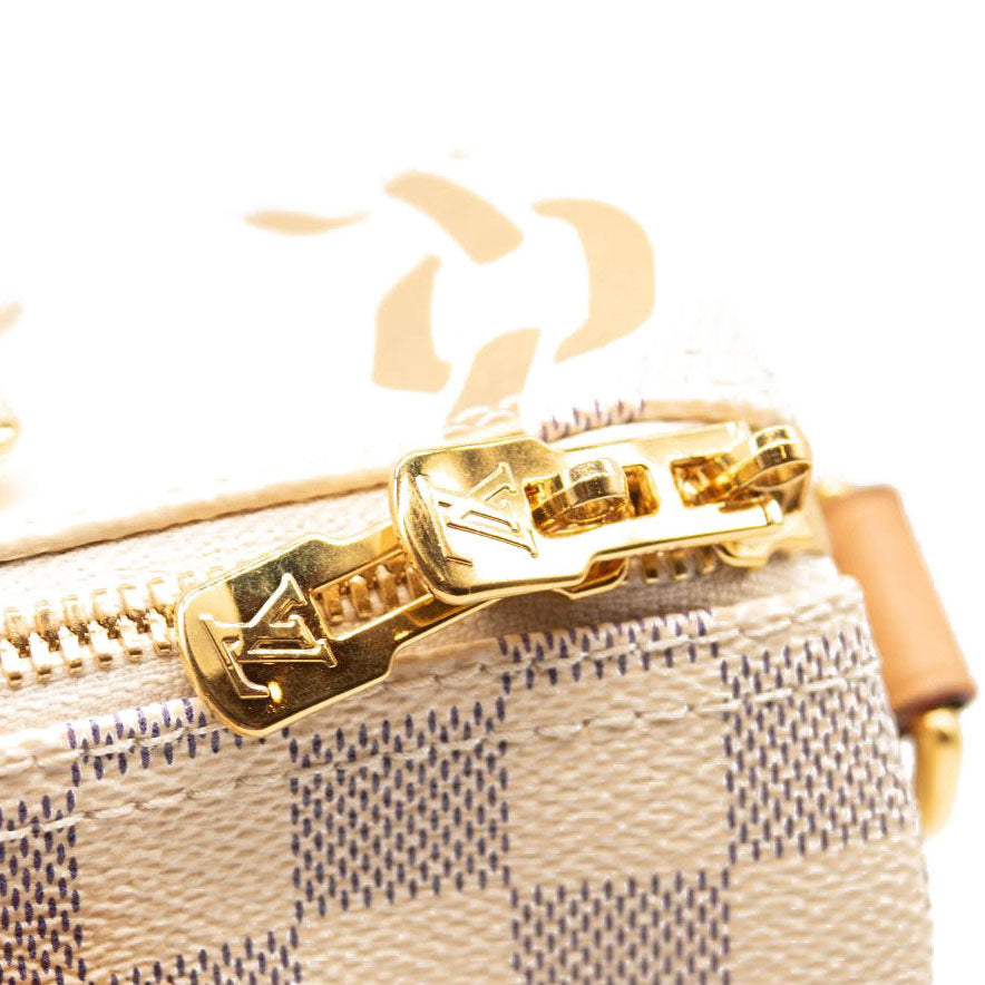 LOUIS VUITTON Damier Azur Nautical Speedy Bandouliere 25