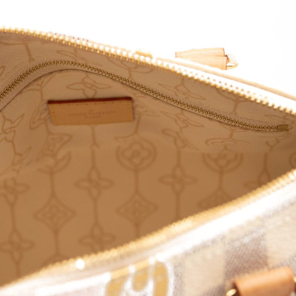 LOUIS VUITTON Damier Azur Nautical Speedy Bandouliere 25