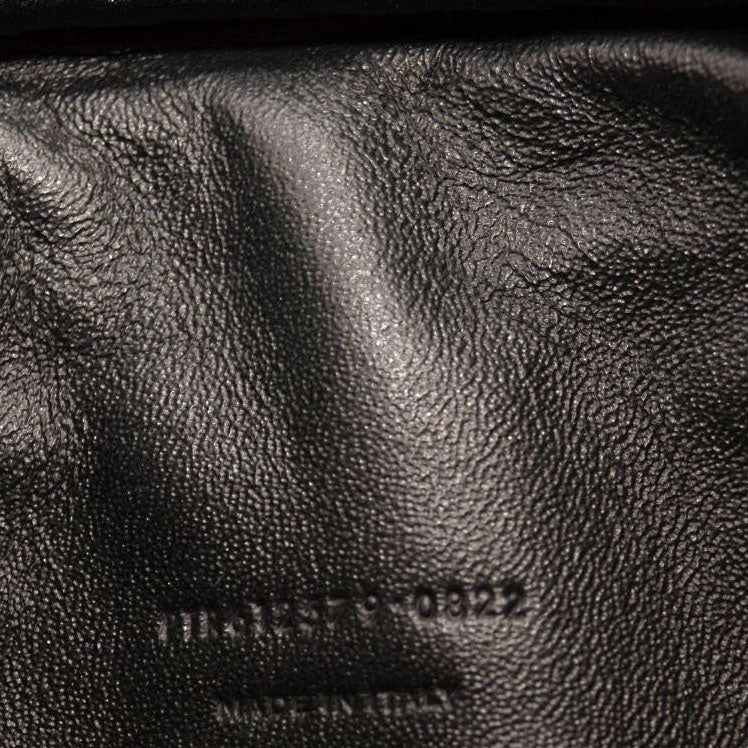 NEW SAINT LAURENT Lou Mini Ysl Grain De Poudre Camera Crossbody Bag Peach