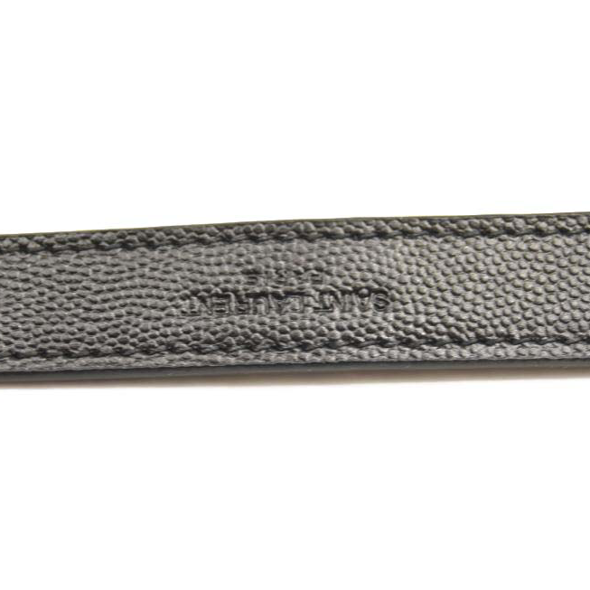 NEW SAINT LAURENT Grain De Poudre Textured Mixed Matelasse Triquilt Medium Monogram Satchel Black