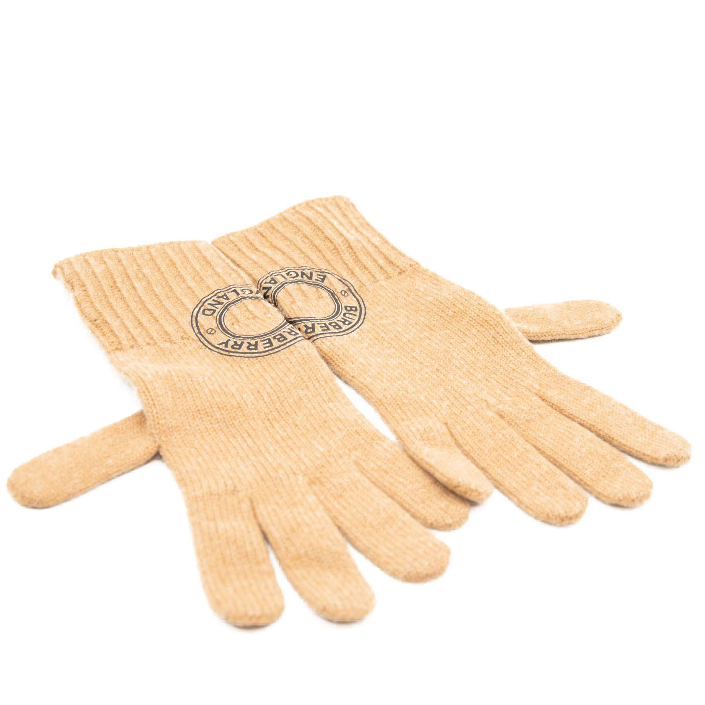 NEW Burberry Logo Cashmere Blend Gloves