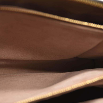 Used Louis Vuitton Lambskin Embossed Monogram Coussin PM Black