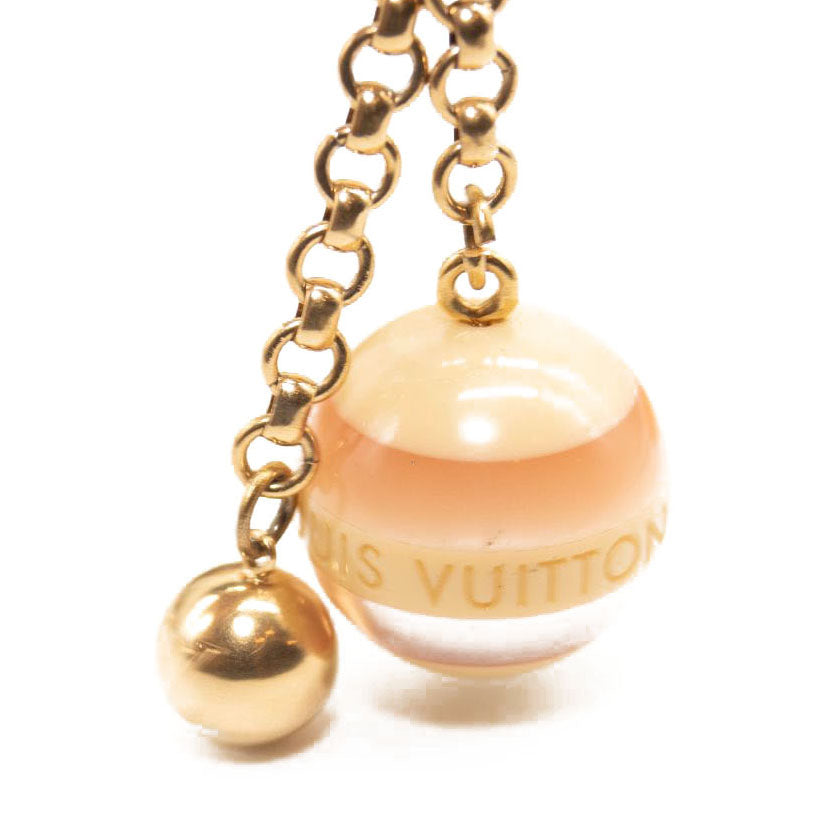 Louis Vuitton Gold Monogram Fleur Ball Key Holder and Bag Charm