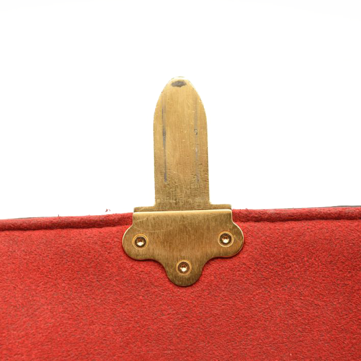 Louis Vuitton Monogram Victoire Cherry Chain Shoulder Bag Red Brown Gold