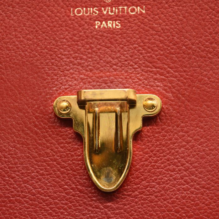 Louis Vuitton Monogram Victoire Cherry Chain Shoulder Bag Red Brown Gold