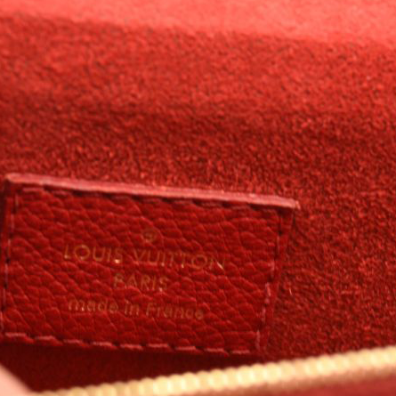 Louis Vuitton Monogram Victoire Cherry Chain Shoulder Bag Red Brown Gold