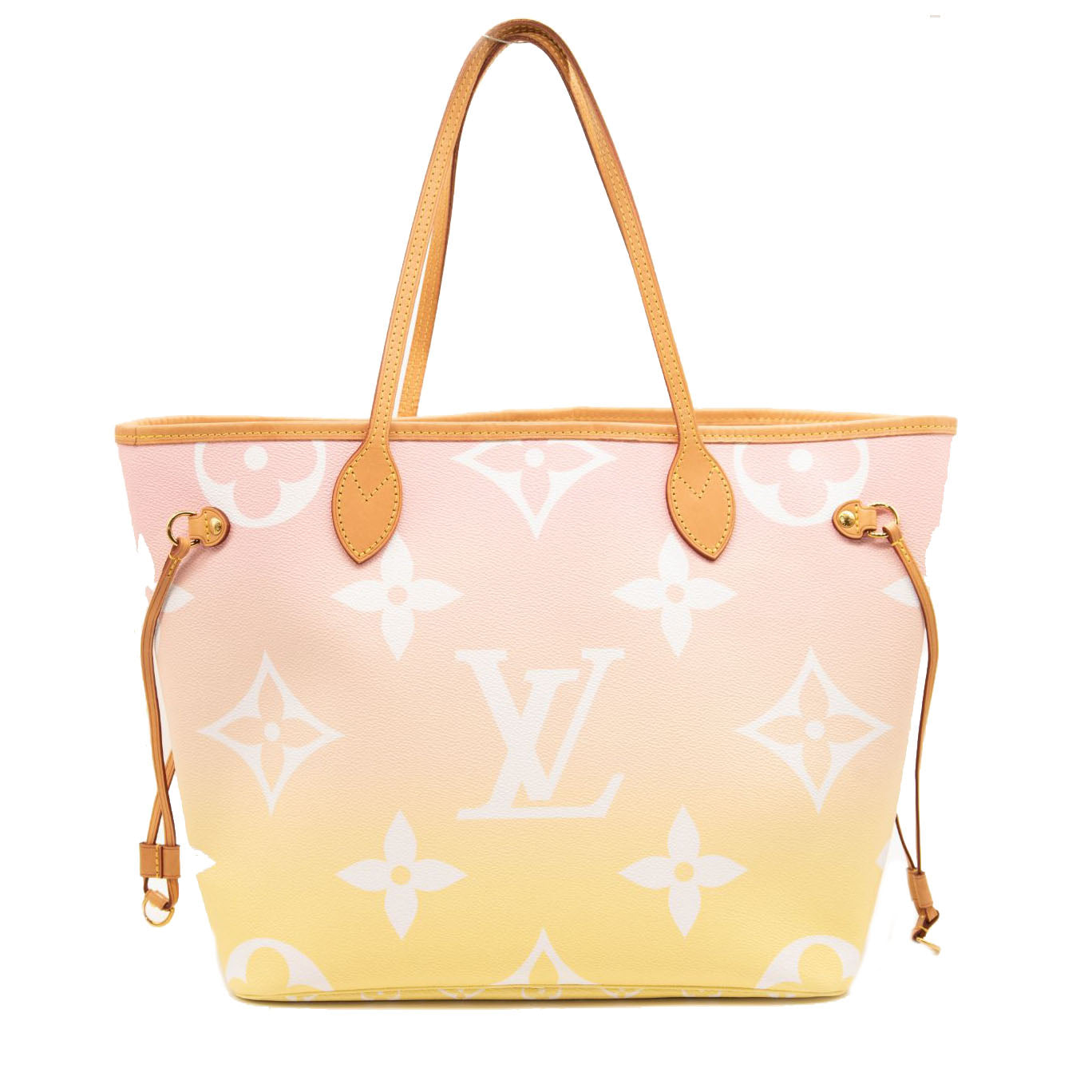 Louis Vuitton Monogram Giant By The Pool Neverfull MM Light Pink