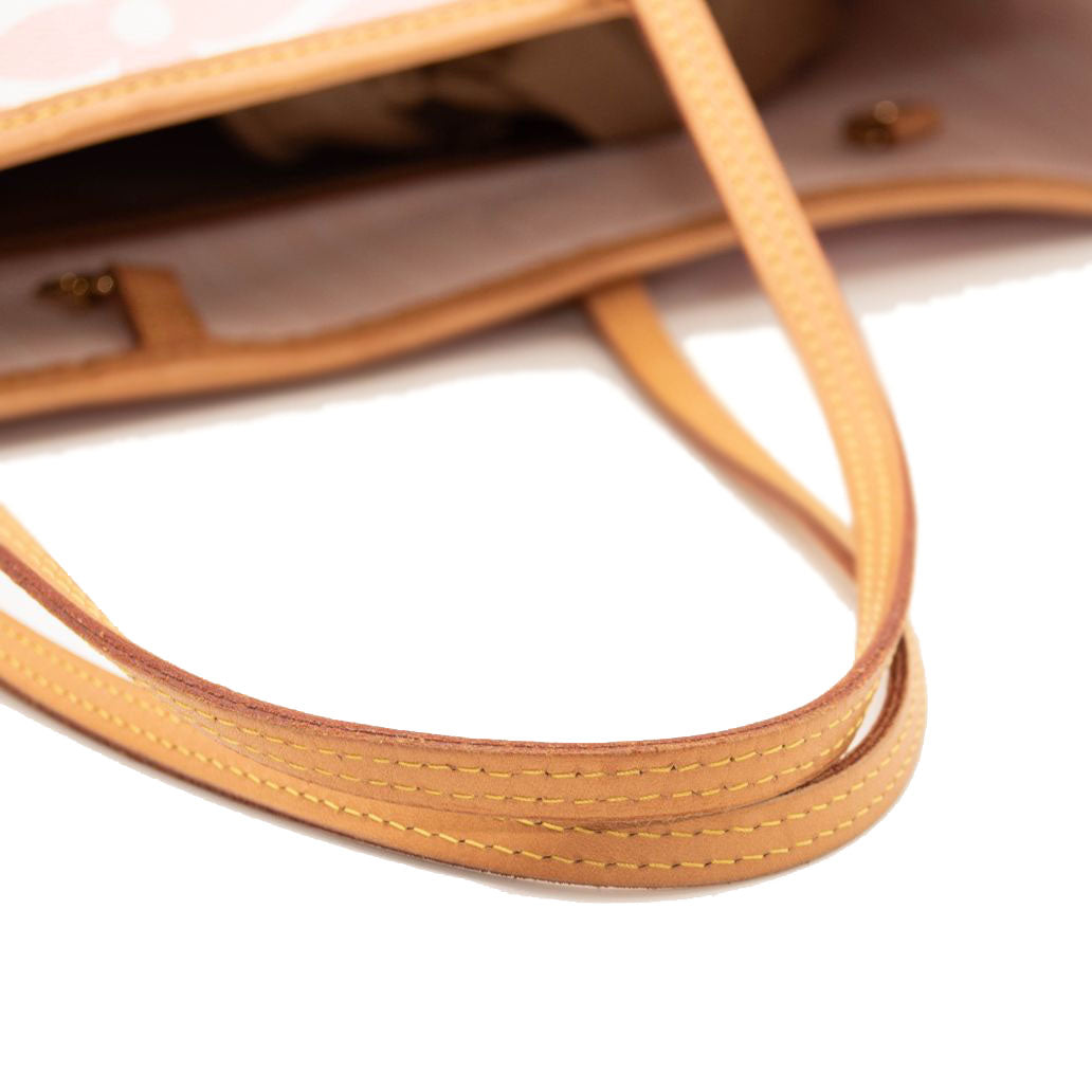 Louis Vuitton Monogram Giant By The Pool Neverfull MM Light Pink