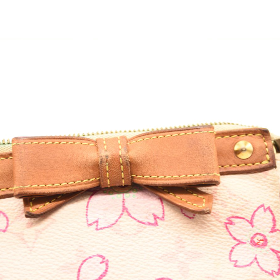 Louis Vuitton Monogram Cherry Blossom Pochette Accessories Pink